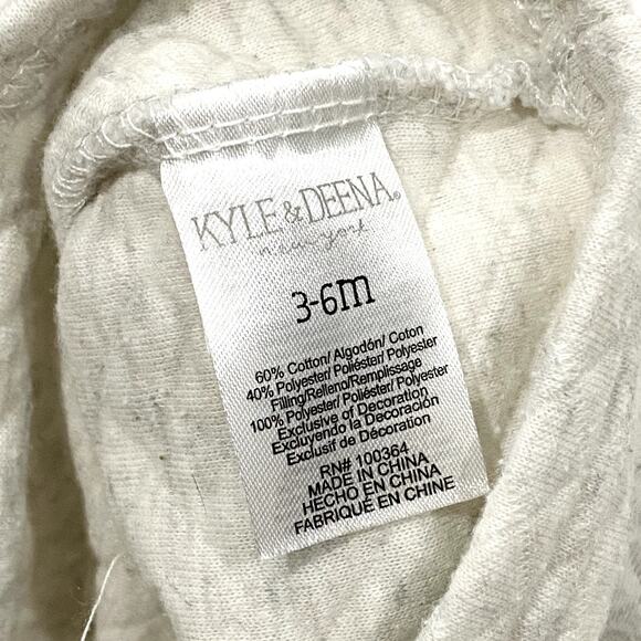 Baby Sweatsuit Matching Set Outfit | Unisex Cream Beige | Kyle & Deena New York - Picture 9 of 9